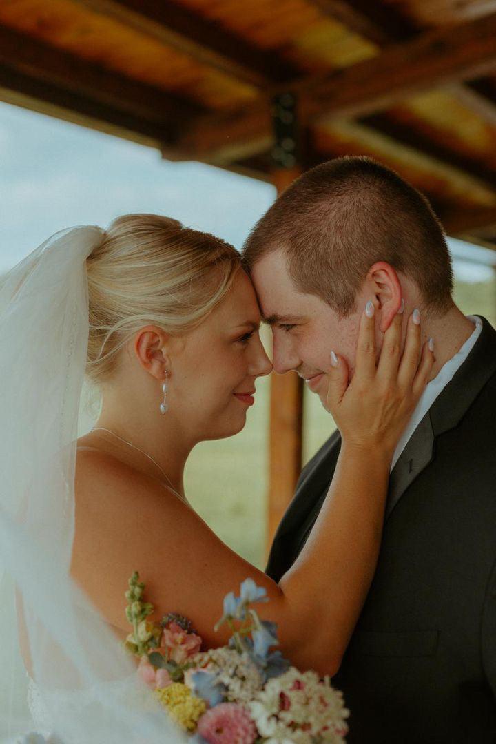 Beautiful wedding clip on earrings with heart shaped pearls 