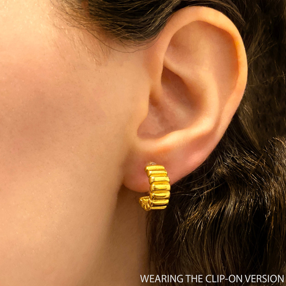 clip-on earrings