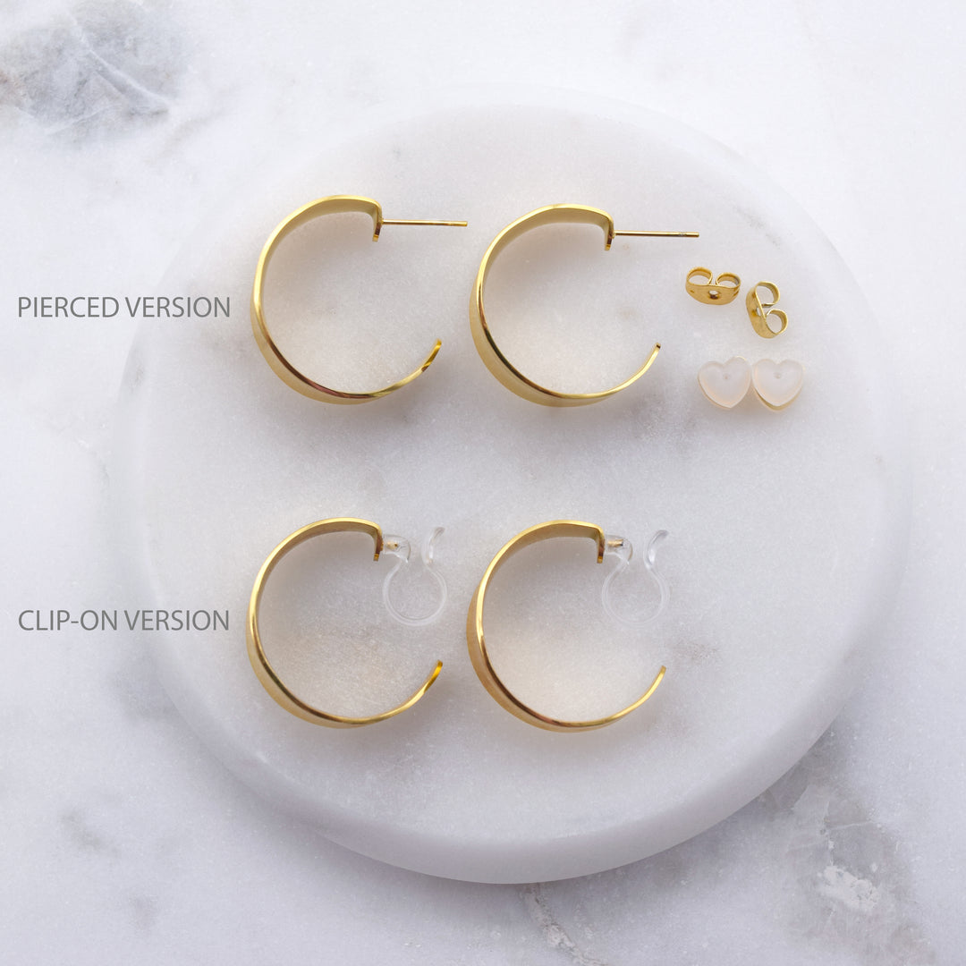 bold sculpted hoops